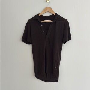Orlebar Brown Polo Shirt in Rich Brown
